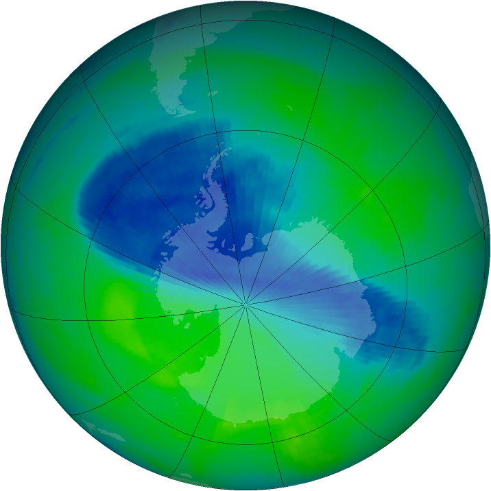 Ozone Map 1987-12-02